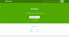 Desktop Screenshot of dupost.com